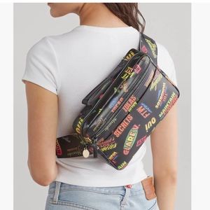 *SOLD* Clare vivier Clare v x the hundreds Patrick graffiti belt bag